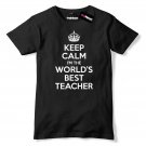 Keep Calm I'm The World's Best Teacher Mens Premium T-Shirt Gildan G500