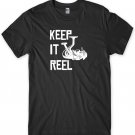 Keep It Reel Mens Funny Unisex T-Shirt Gildan G500