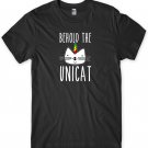 Behold The Unicat Mens Funny Unisex T-Shirt Gildan G500 Tee