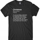 Christmas (Kris-muh-s) (noun) Mens Funny Unisex Christmas T-Shirt Gildan G500 Tee