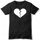 Heartbroken Love Heart Mens Funny Unisex T-Shirt Gildan G500 Tee