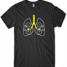 Live And Breath Cycling Mens Funny Unisex T-Shirt Gildan G500 Tee