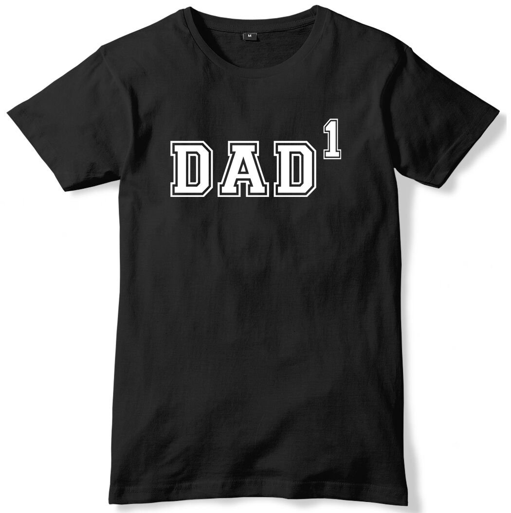 Number One Dad Mens Funny Unisex T-Shirt Gildan G500 Tee