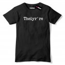 Theiyr're Funny Spelling Mens Premium T-Shirt Teacher Funny Slogan Tee Gildan G500 Tee