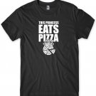 This Princess Eats Pizza Mens Funny Unisex T-Shirt Gildan G500 Tee