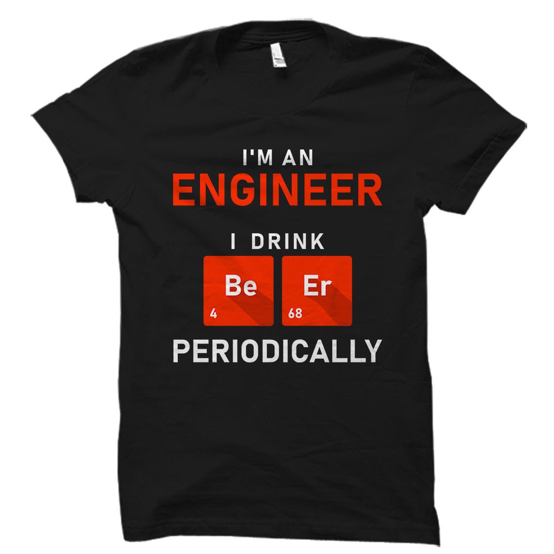 Beer Drinker Gift, Funny Engineer Shirt, Gildan G500 Tee
