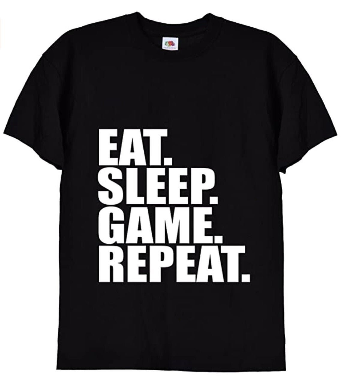 Eat Sleep Game Repeat T-Shirt Gildan G500 Tee