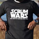 Scrum Wars Rugby Funny Mens T-Shirt Gildan G500 Tee