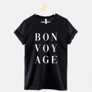 Bonvoyage TShirt  Travel Gift For Her  Adventure Awaits T-shirt Gildan G500 Tee