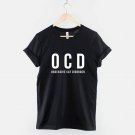 Cat T-shirt  OCD Obsessive Cat Disorder Funny Love Cats T Shirt   Gildan G500 Tee