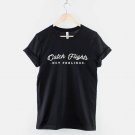 Catch Flights Not Feelings Shirt - Fashion Slogan T-Shirt  Gildan G500 Tee