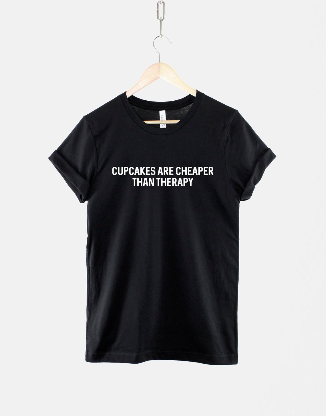 Cupcakes are Cheaper than Therapy  Cupcake T-shirt Gildan G500 Tee