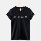 Food Math Pizza T-Shirt  Burger and French Fries Tshirt  Hotdog Fast Food T Shirt, Gildan G500 Tee