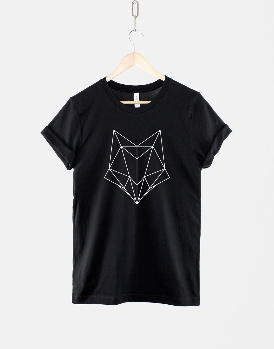 Geometric Fox Head TShirt  Gildan G500 Tee