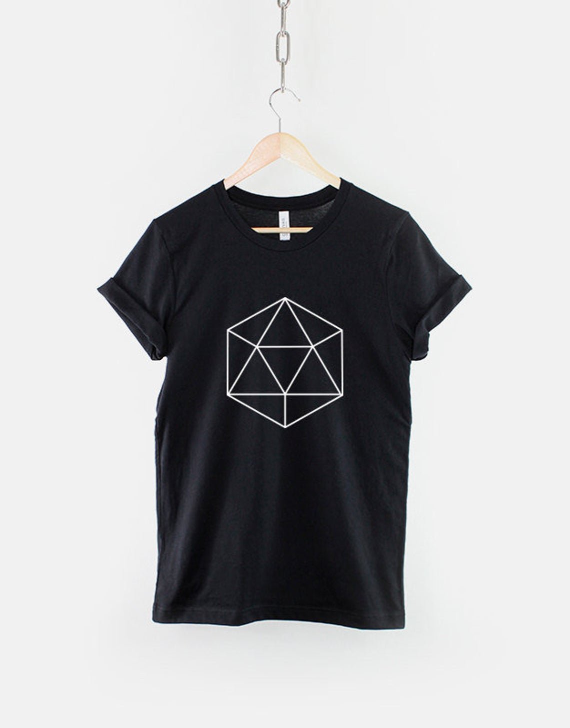Geometric Shape Hexagon Polygon Hipster T-Shirt Gildan G500 Tee