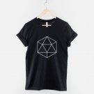 Geometric Shape Hexagon Polygon Hipster T-Shirt Gildan G500 Tee