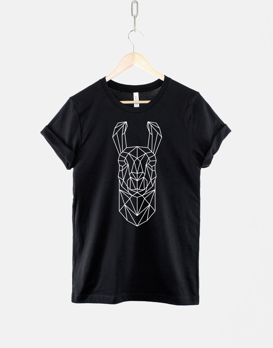 Geometric Wolf Head TShirt   Gildan G500 Tee