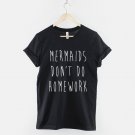 Girls Pink Mermaid T Shirt  Gildan G500 Tee
