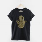 Hamsa Evil Eye  Fatima Yoga Hand T-Shirt   Gildan G500 Tee