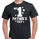 Fathers Day Gift Birthday Gift For Dads My 1st Fathers Day T-Shirt