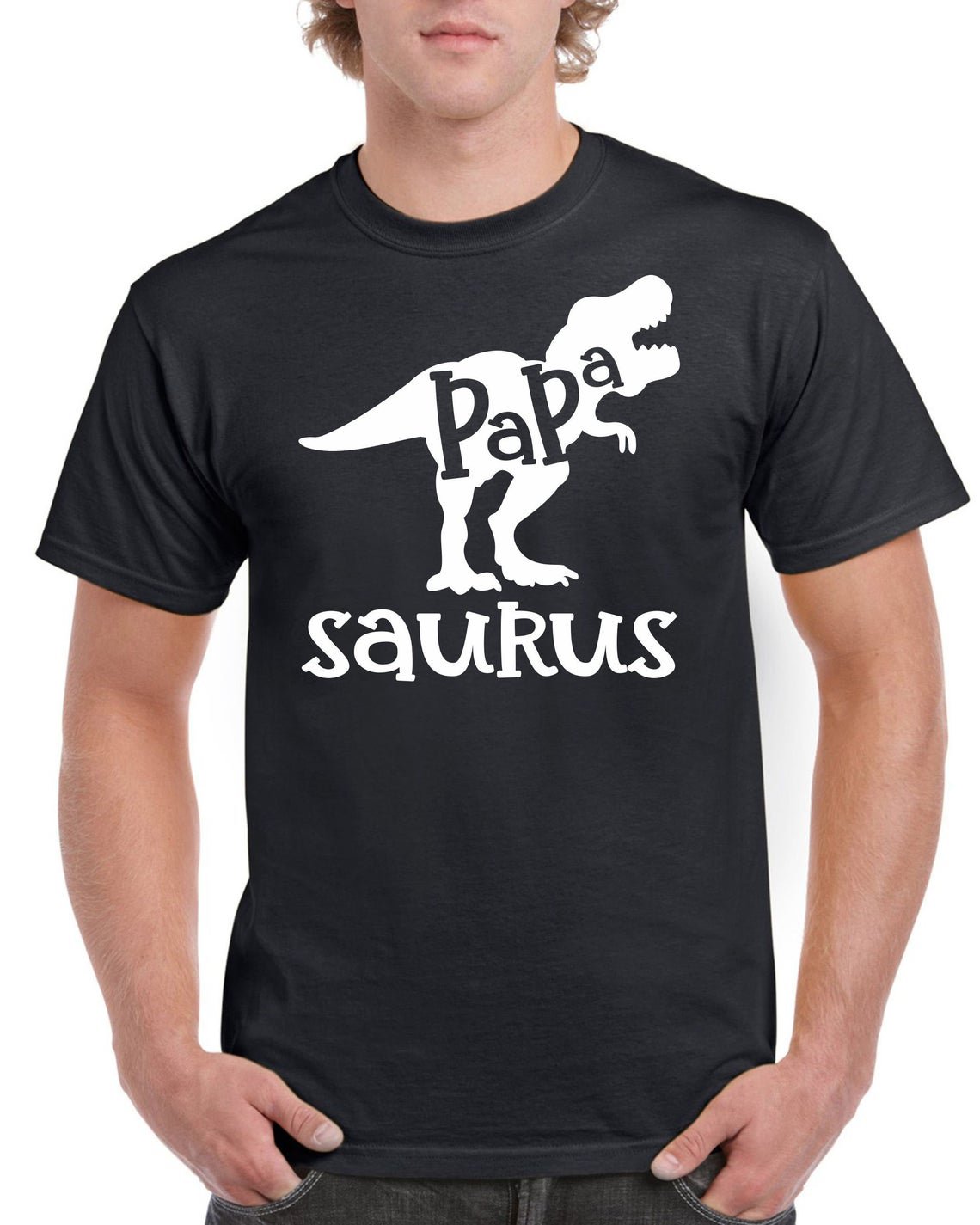 Fathers Day Gift Birthday Gift For Dads Papasaurus Dinosaur Birthday T Shirt