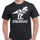 Fathers Day Gift Birthday Gift For Dads Papasaurus Dinosaur Birthday T Shirt
