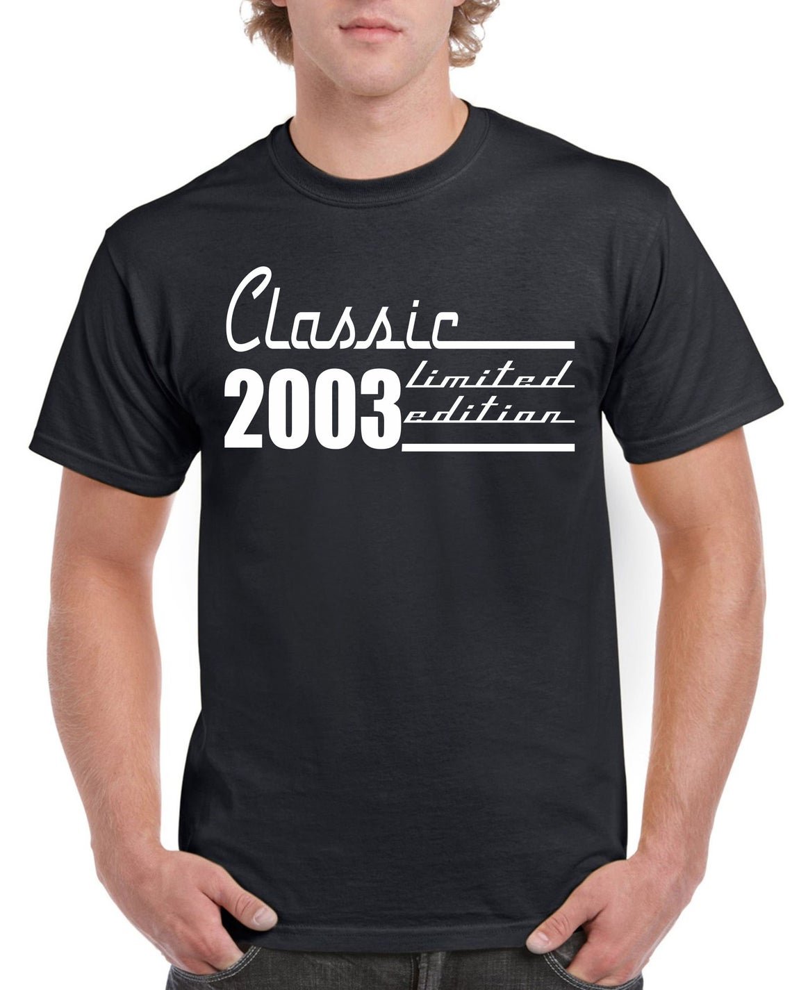 Mens 18th Birthday Gift Boy Eighteen Classic 2003 Limited Edition Funny Shirt