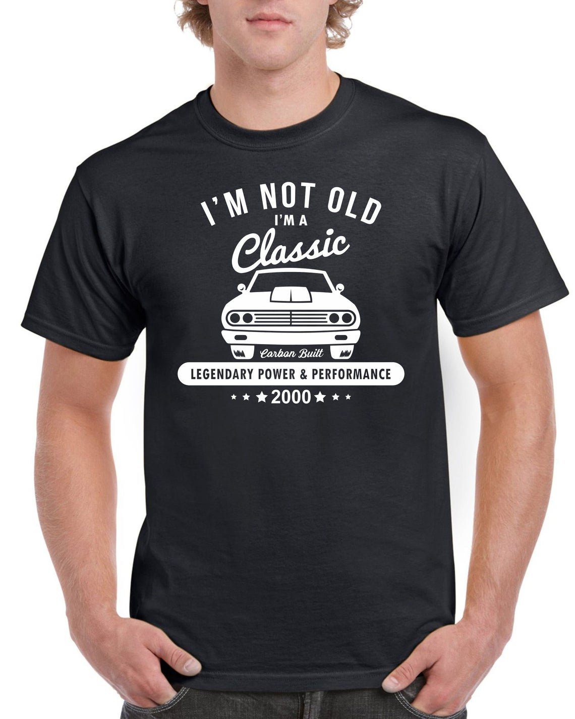 Mens 21st Birthday Gift Twenty One Im Not Old Im A Claasic 21 Year Old T Shirt