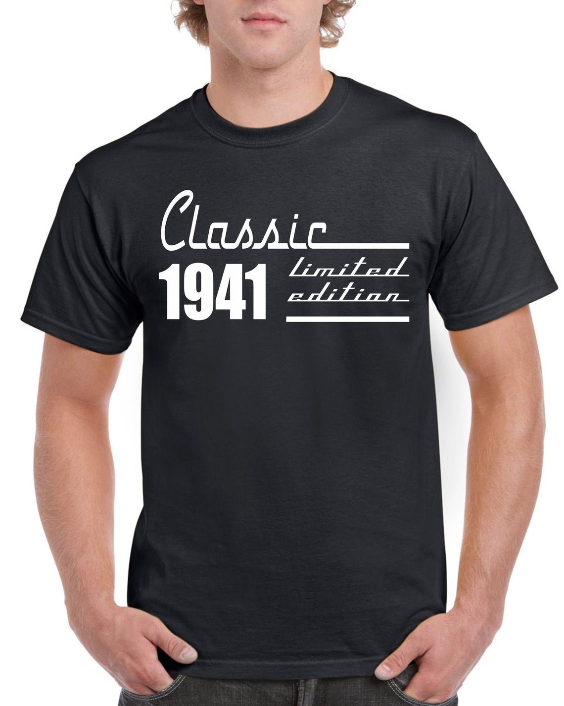 Mens 80th Birthday TShirt Top Shirt Gift Present Eighty Classic 19401 Limited Edition