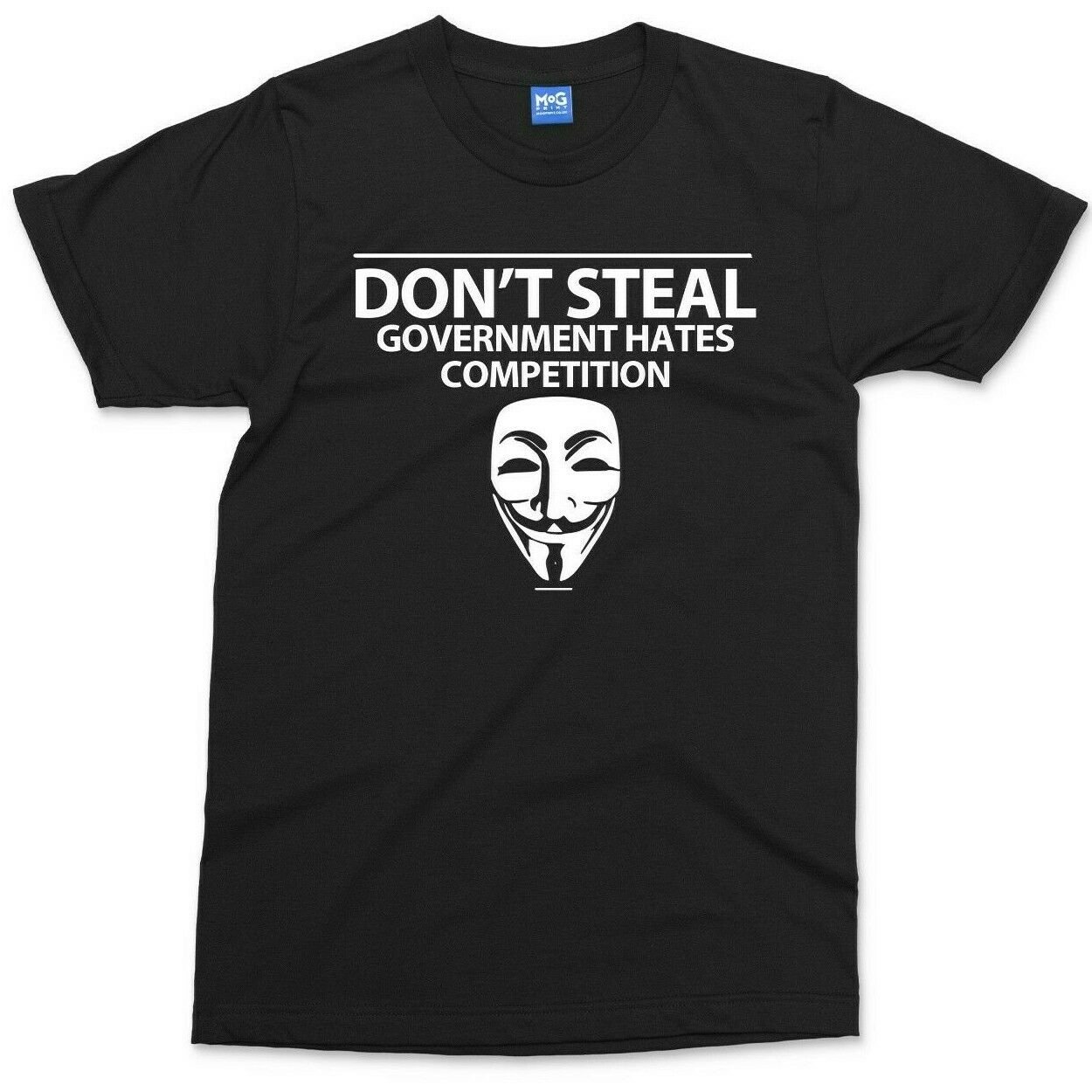 Funny Anonymous Hacker T-shirt Corrupt Government