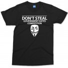 Funny Anonymous Hacker T-shirt Corrupt Government