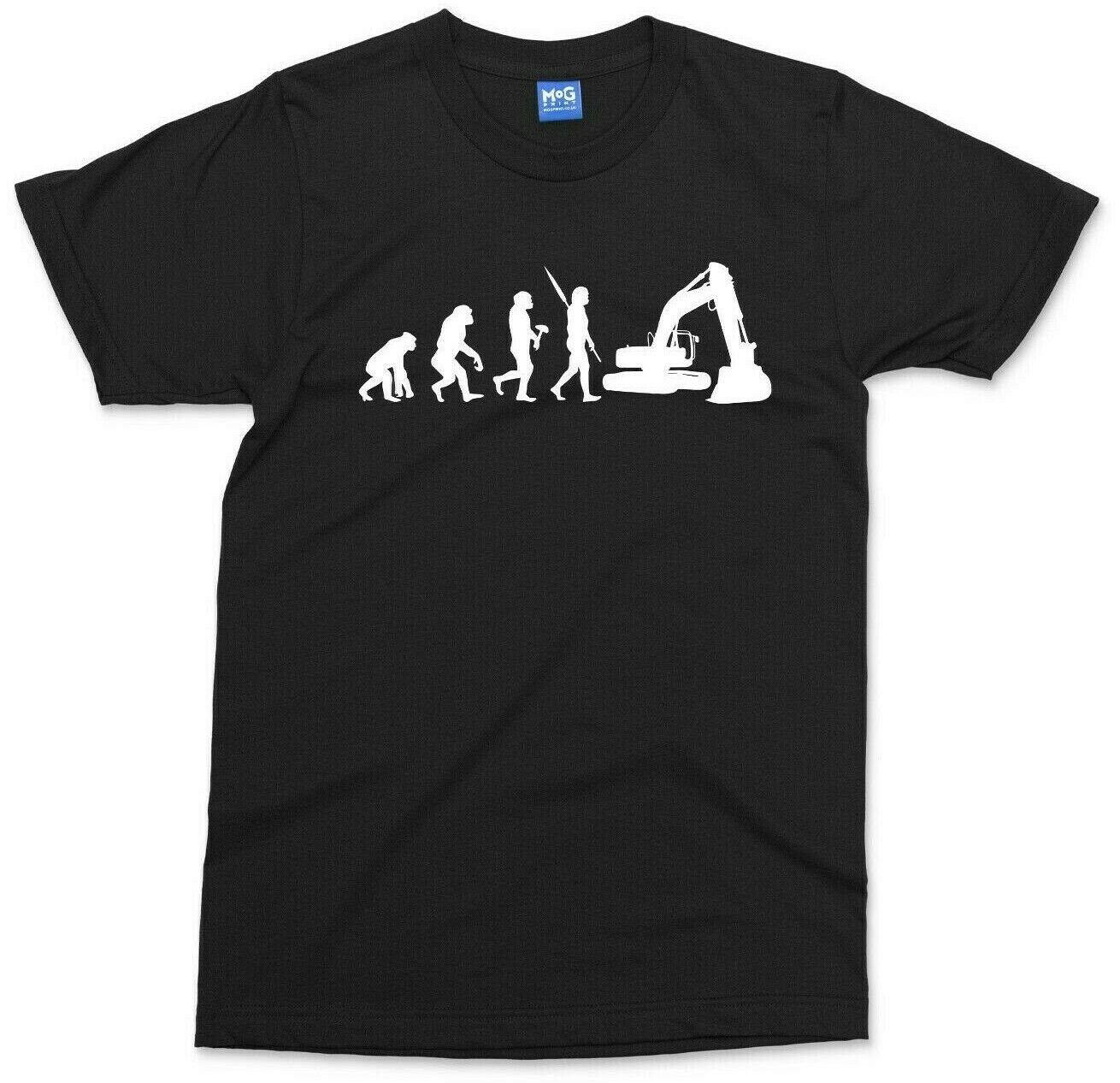 Bulldozer Evolution T-Shirt Builder Gift Construction Excavator