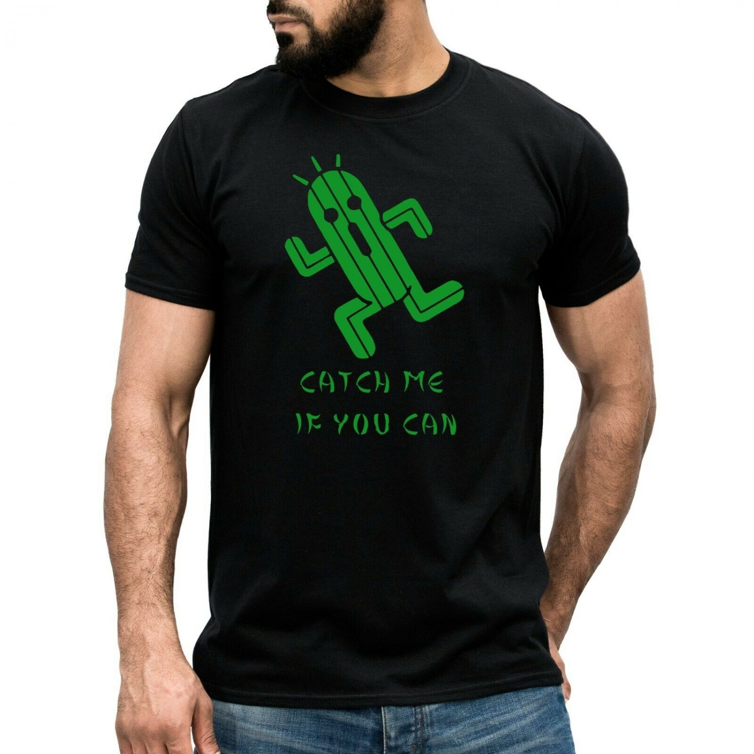 Funny Cactuar T-shirt Final Fantasy Parody Tee FF7 FFXV Gamer Gift