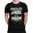 Proud Brother T-shirt Gift from Sister Sibling To Bro Birthday Present