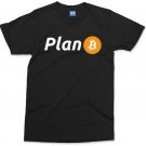 Men's Fishing T shirt Dont Underestimate Old Man FunnyPlan B Bitcoin