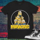 Minions Group Cute Face Minion Banana Funny Emotions Graphic Unisex Gift T-Shirt