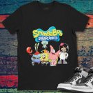 Spongebob Squarepants All Characters Poster Retro Vintage Unisex Gift T-Shirt