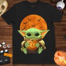 Baby Yoda Halloween Pumpkin Star Wars Unisex Gift T-Shirt