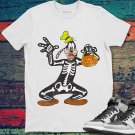 Goofy Skeleton Funny Halloween Pumpkin Disney Unisex Gift T-Shirt
