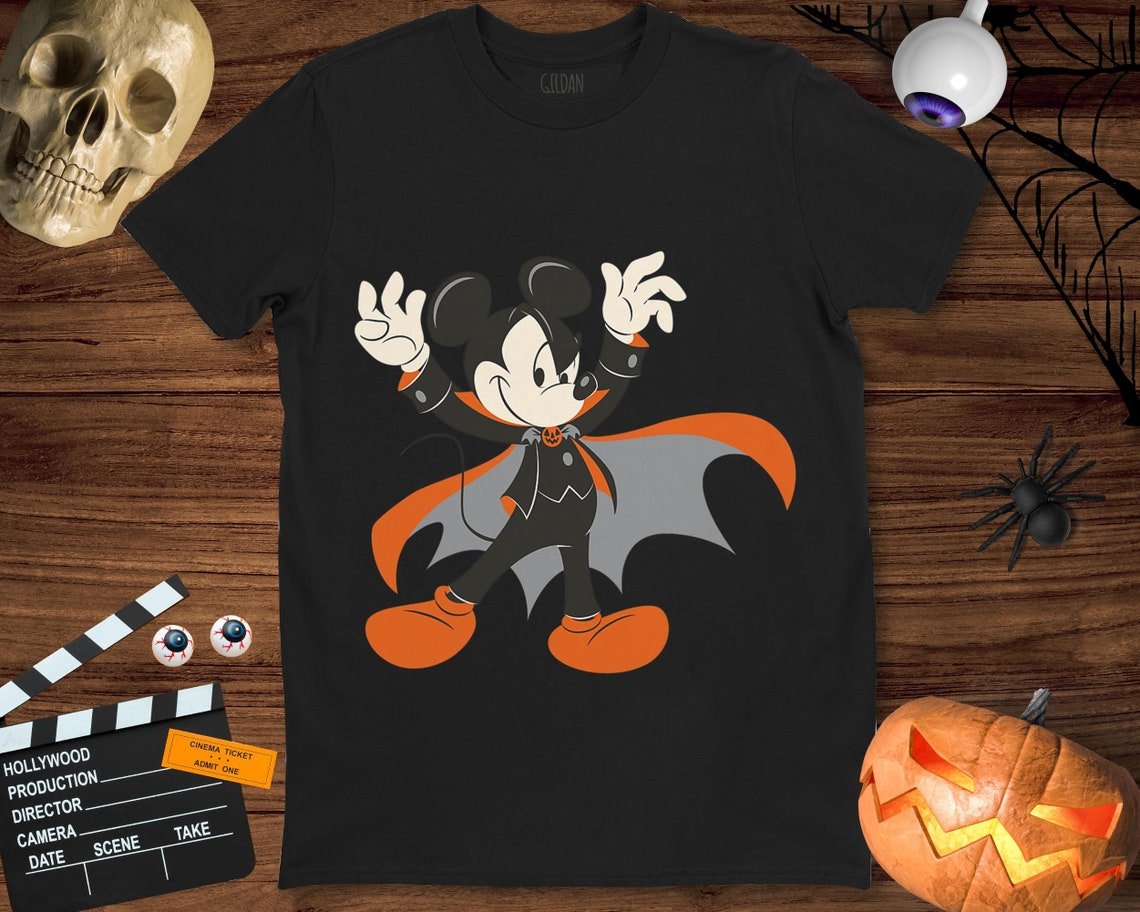 Mickey Mouse Magic Art Disney Halloween Unisex Gift T-Shirt
