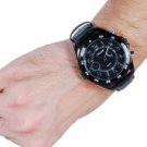HD Hidden Watch Camera with Built-In DVR, Black Case and Black Band - SKU: HC-WATCH-BK