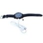 HD Hidden Watch Camera with Built-In DVR, Black Case and Black Band - SKU: HC-WATCH-BK