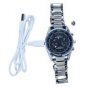 HD Hidden Watch Camera with Built-In DVR, Silver Case and Silver Band  SKU: HC-WATCH-SIL
