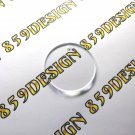 1.5" Round Acrylic Blanks Clear Circle Keychain for Vinyl Pack 12-25-50-75-100pc