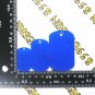 Dog Tag Shape Blank Clear Acrylic for Vinyl Pack 12-25-50pc 3 Sizes Necklace