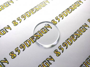 3.5" Round Acrylic Blanks Clear Circle Keychain for Vinyl Pack 12-25-50-75-100pc