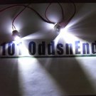 10mm White RC LEDs Lights w/ holders RX plug & play Truck Car Quadcopter 3.7-12V