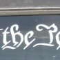 We The People Vinyl window Decal-Sticker Laptop Toolbox Outlaw Truck MAGA Vote