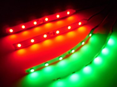 Red and Green Underbody 3528 LED Strip Lights Superbright RC Quadcopter Plane