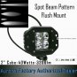 Aurora LED Flush Mount 2" Cube Off-Road Light Cree 10Wx4  40Watts-3200lm-1.5 Amp